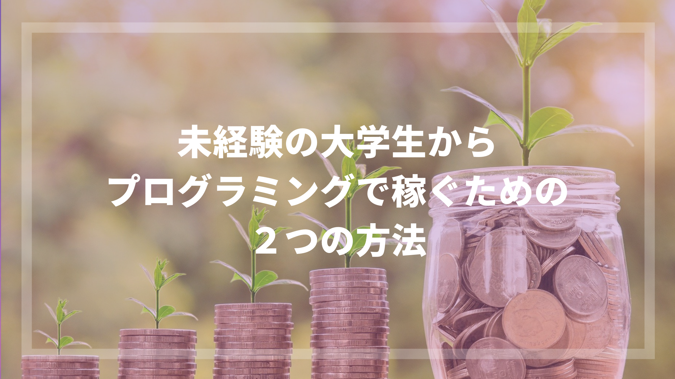 未経験の大学生からプログラミングで稼ぐための２つの方法 ウェブカツ公式blog