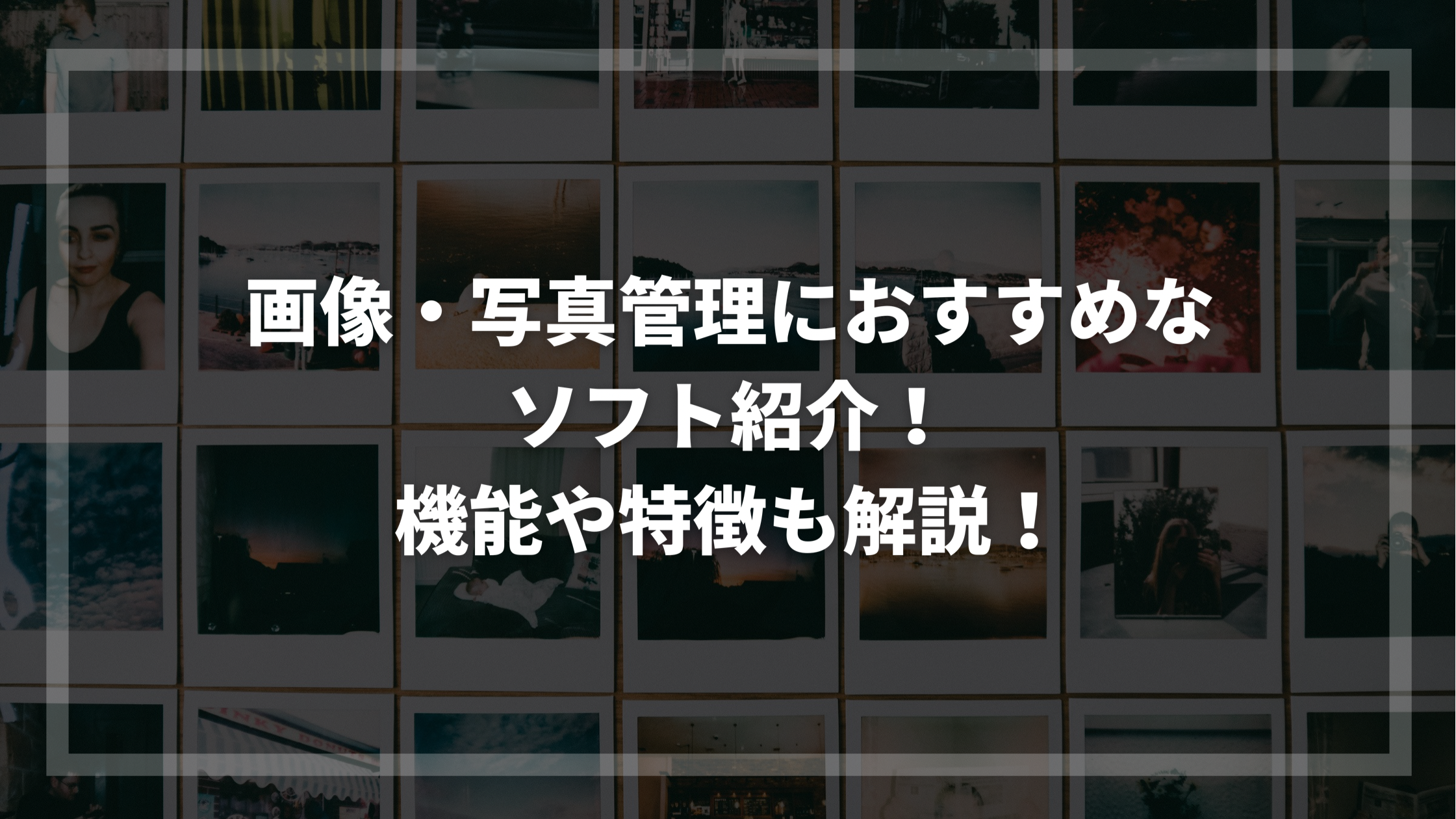 画像 写真整理におすすめなソフト紹介 機能や特徴も解説 ウェブカツ公式blog